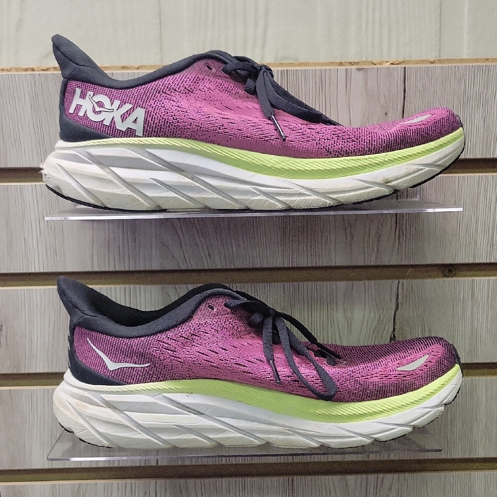 Hoka Women's Pink and Black Athletic Shoes